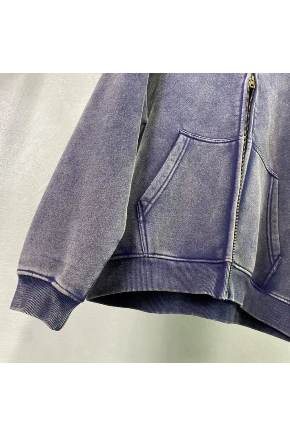 Batik Fleece Hoodie Met Ritssluiting