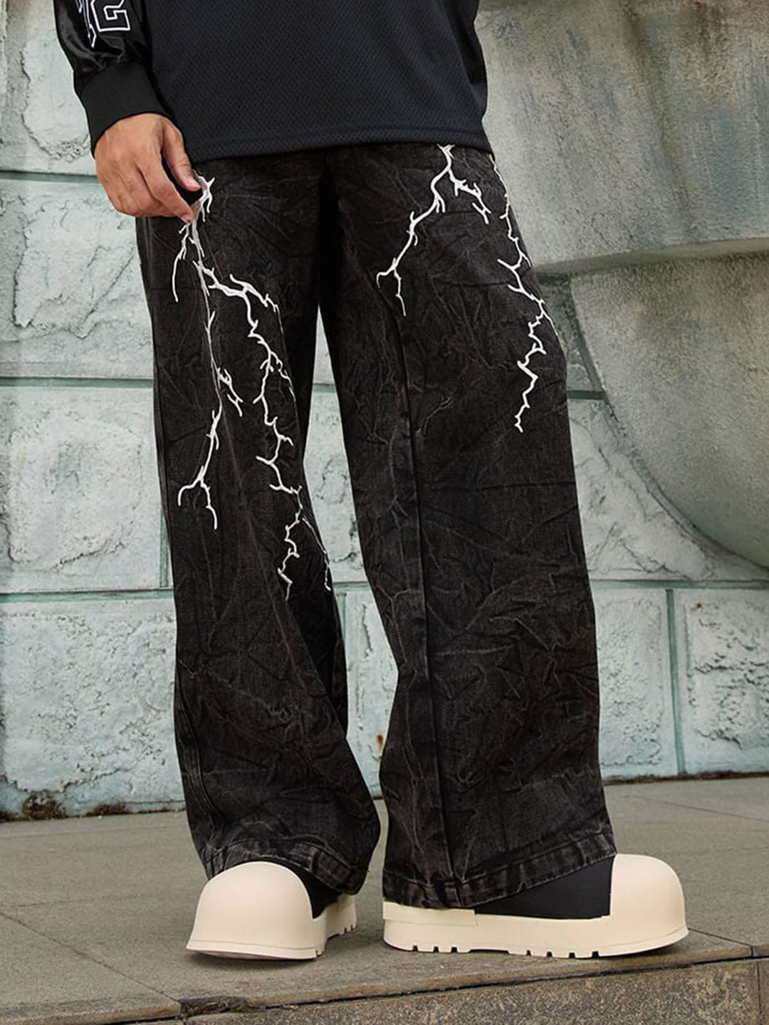 'Thunderstrike' High Street Hip-hop Jeans