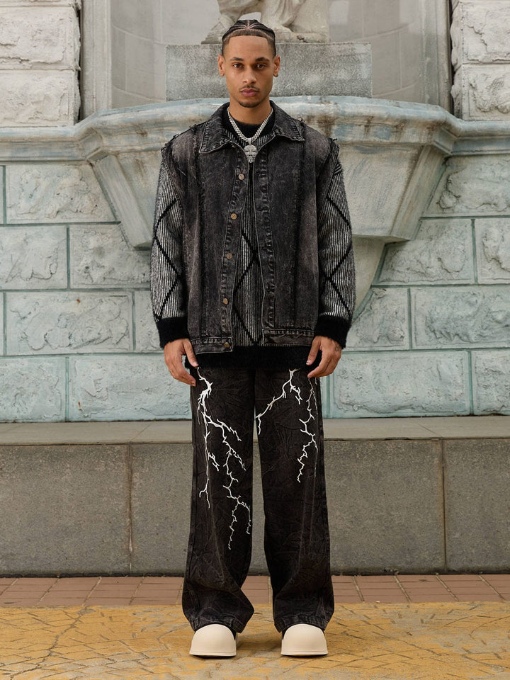 'Thunderstrike' High Street Hip-hop Jeans