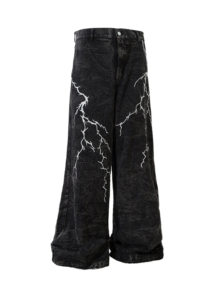 'Thunderstrike' High Street Hip-hop Jeans