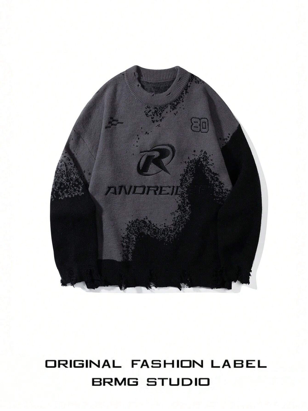 'Drift' Graphic Knitted Sweater