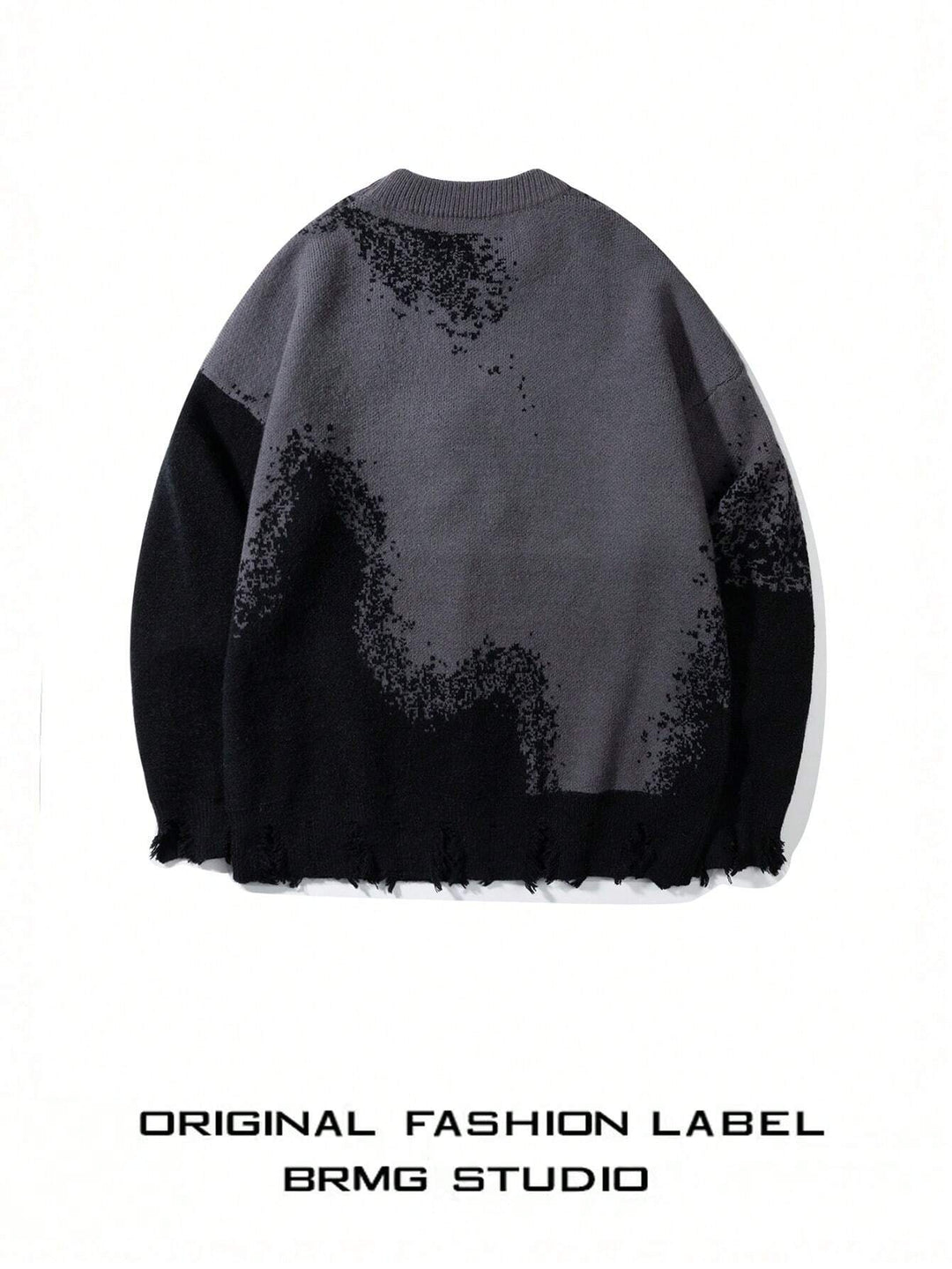 'Drift' Graphic Knitted Sweater
