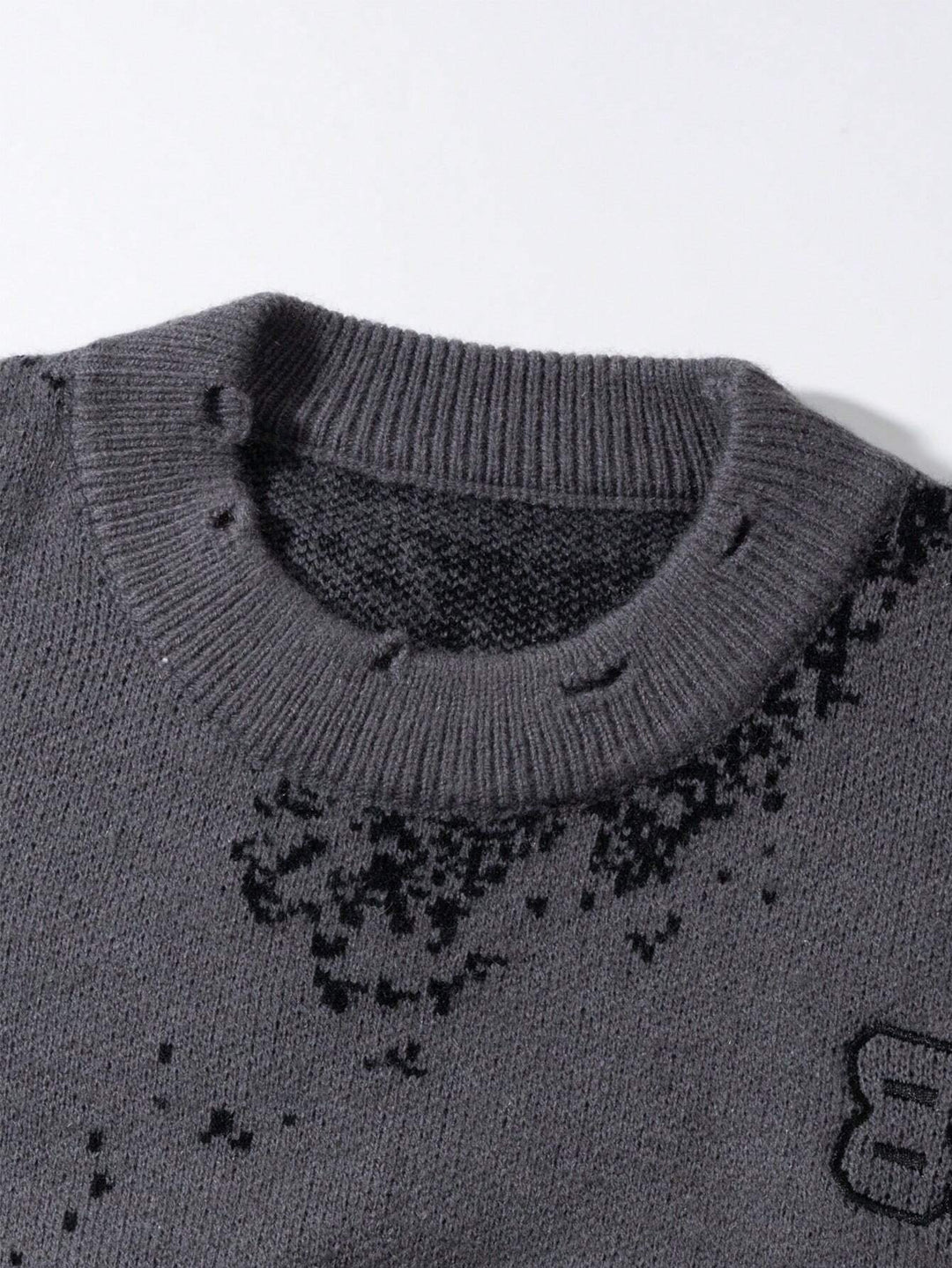 'Drift' Graphic Knitted Sweater