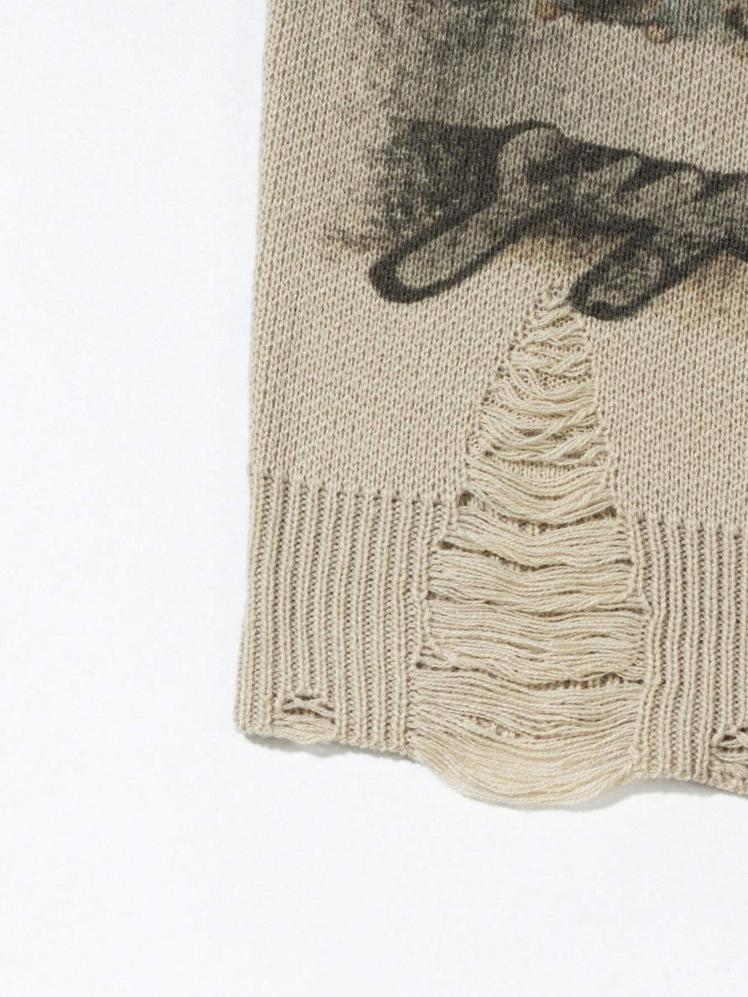 'Supper' Graphic Knitted Sweater