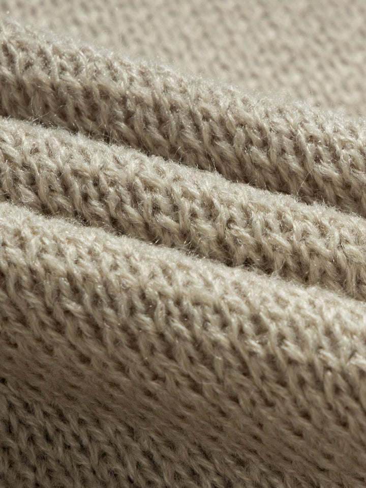 'Supper' Graphic Knitted Sweater