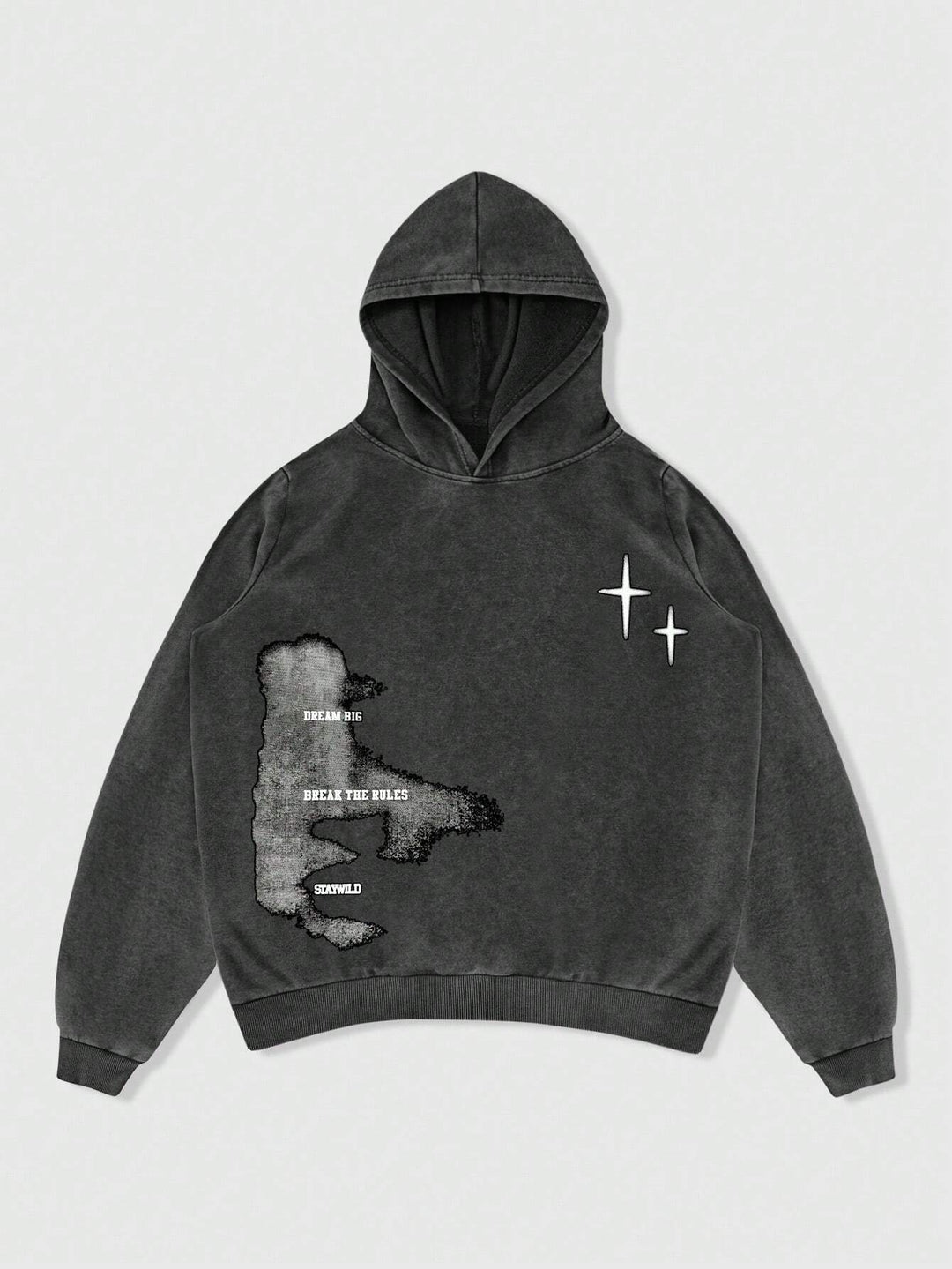 'Grunge' Graphic Hoodie
