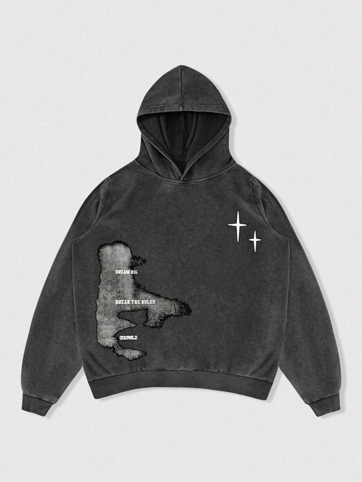 'Grunge' Graphic Hoodie
