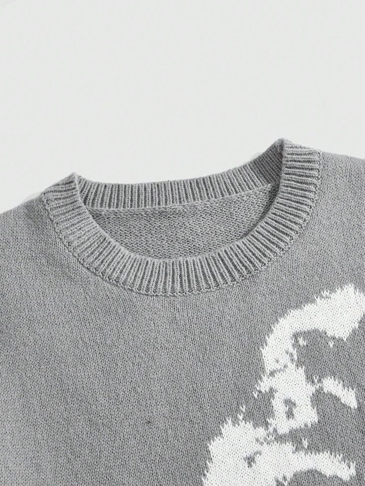 'Stargazing' graphic knitted sweater