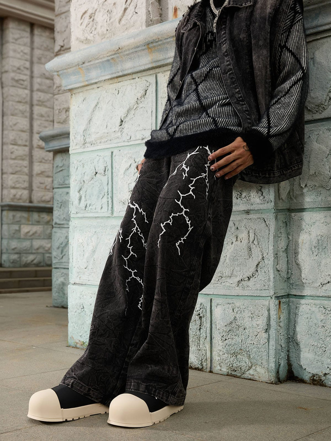 'Thunderstrike' High Street Hip-hop Jeans
