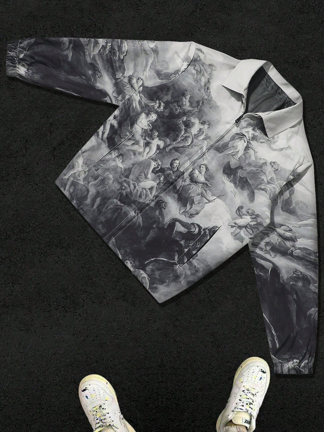 'Heavenfall' Graphic Zip-Up