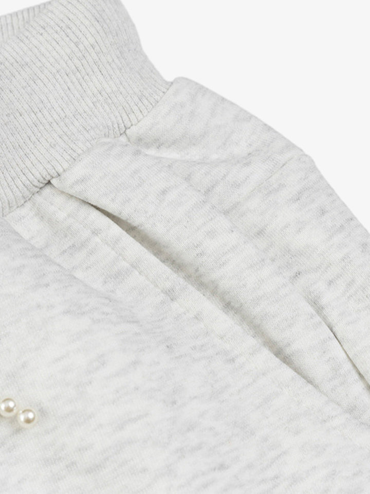 Retro Beaded Letter Shorts