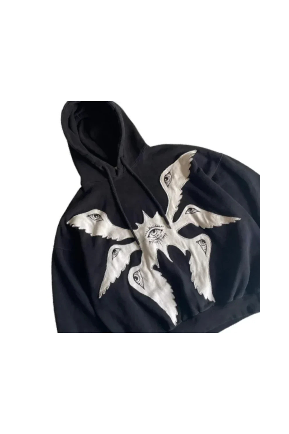 'Watchful Wings' Graphic Hoodie