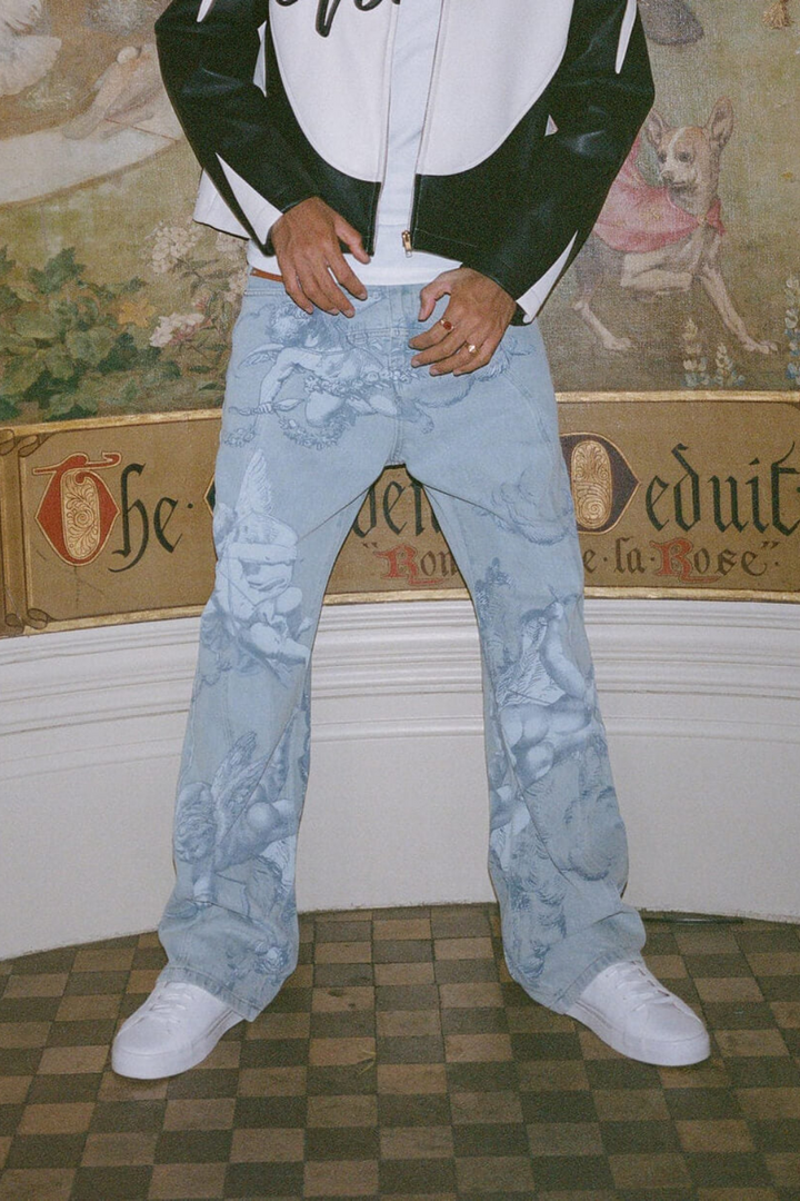 'Cupido' Washed Baggy Jeans