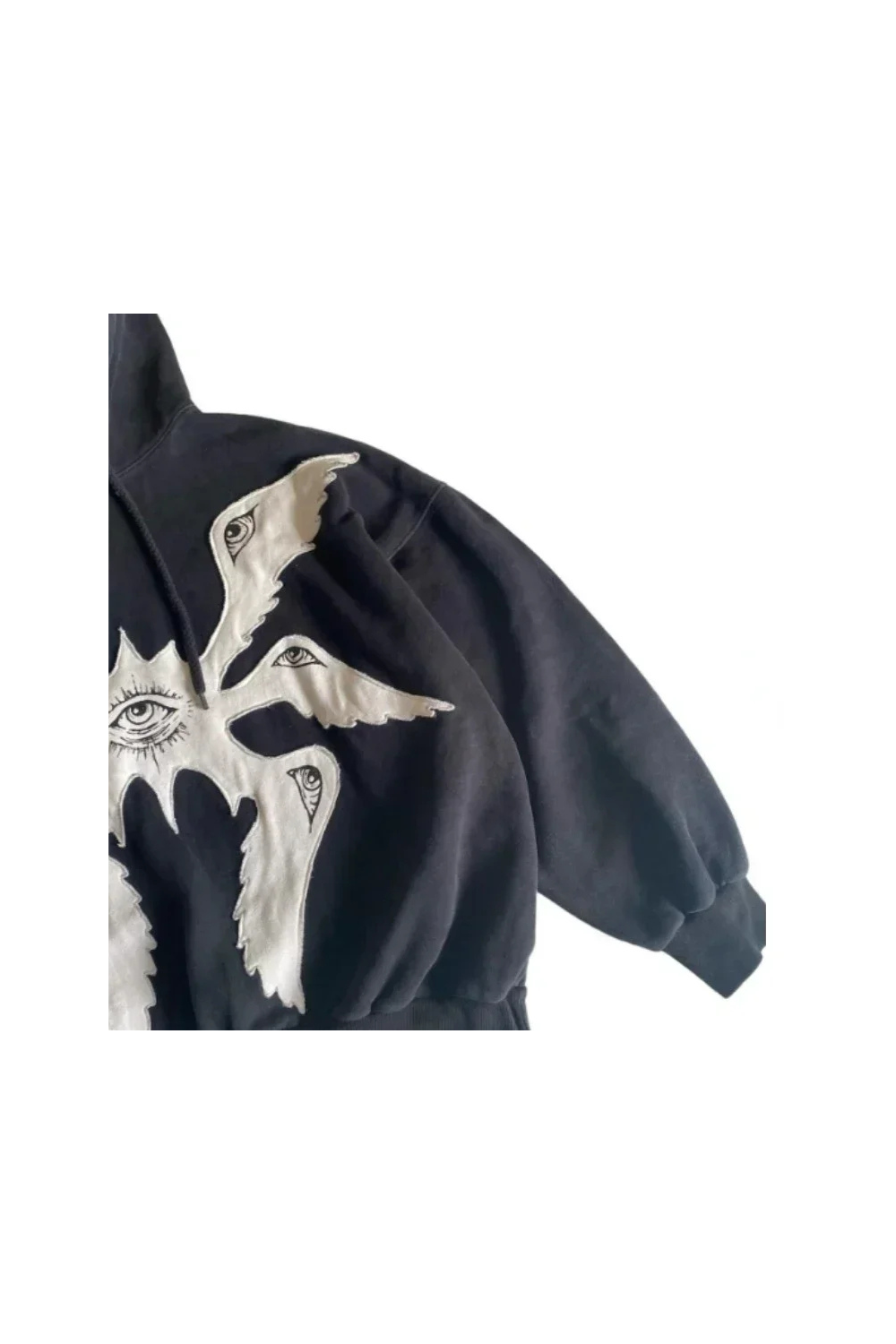 'Watchful Wings' Graphic Hoodie