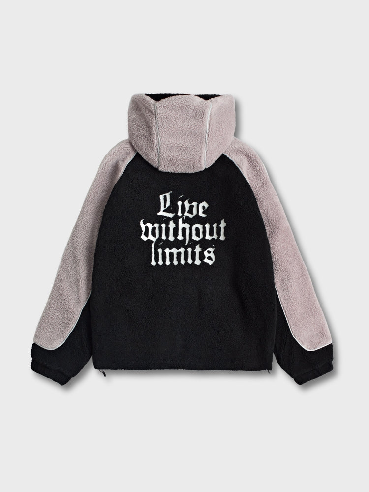 MyGarments - Black & Grey Sherpa Ninja Fleece