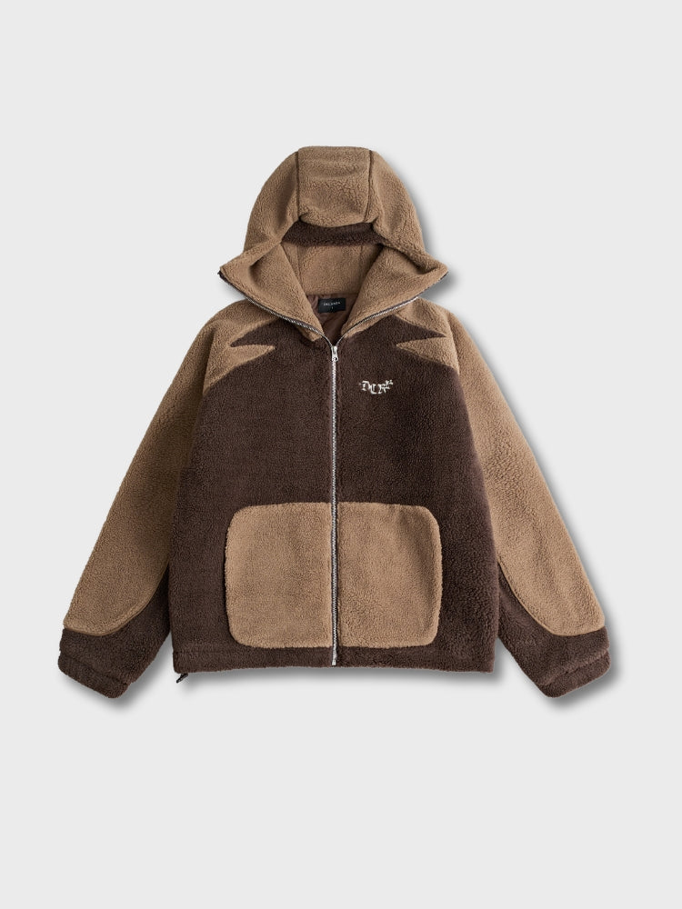 MyGarments - Dark & Light Brown Sherpa Ninja Fleece