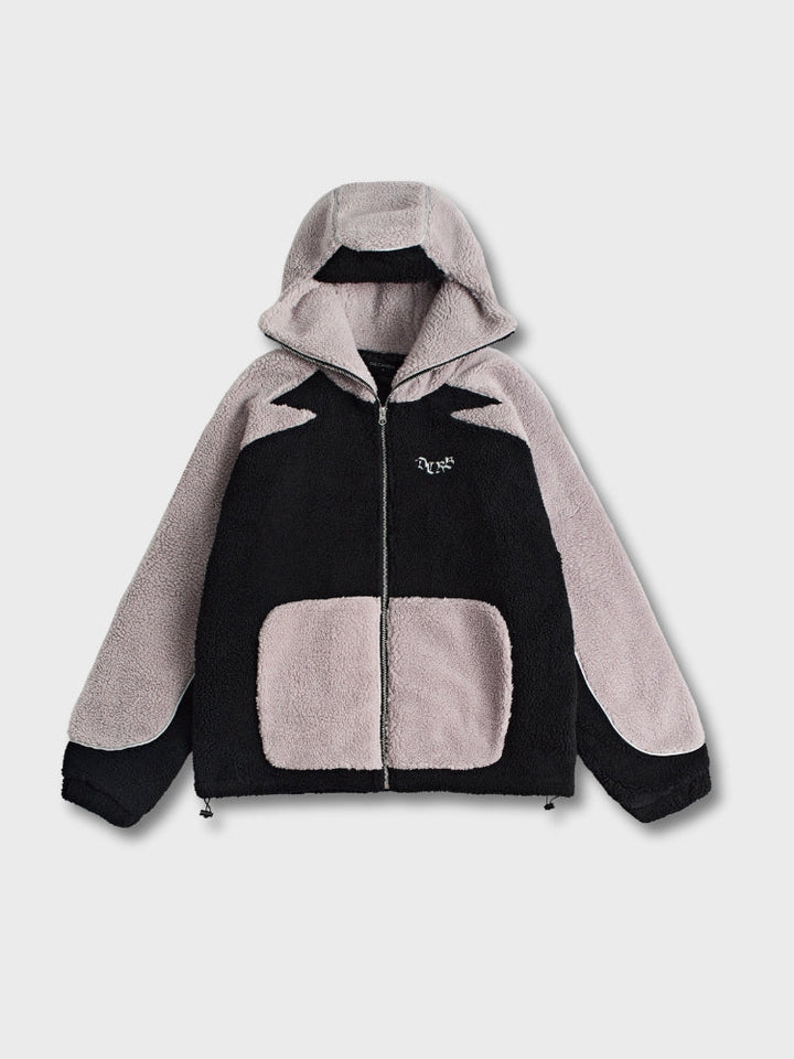 MyGarments - Black & Grey Sherpa Ninja Fleece