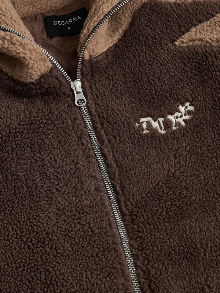 MyGarments - Dark & Light Brown Sherpa Ninja Fleece
