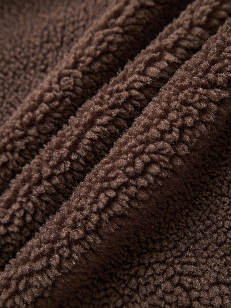 MyGarments - Dark & Light Brown Sherpa Ninja Fleece