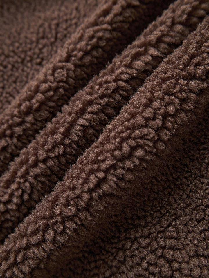 MyGarments - Dark & Light Brown Sherpa Ninja Fleece