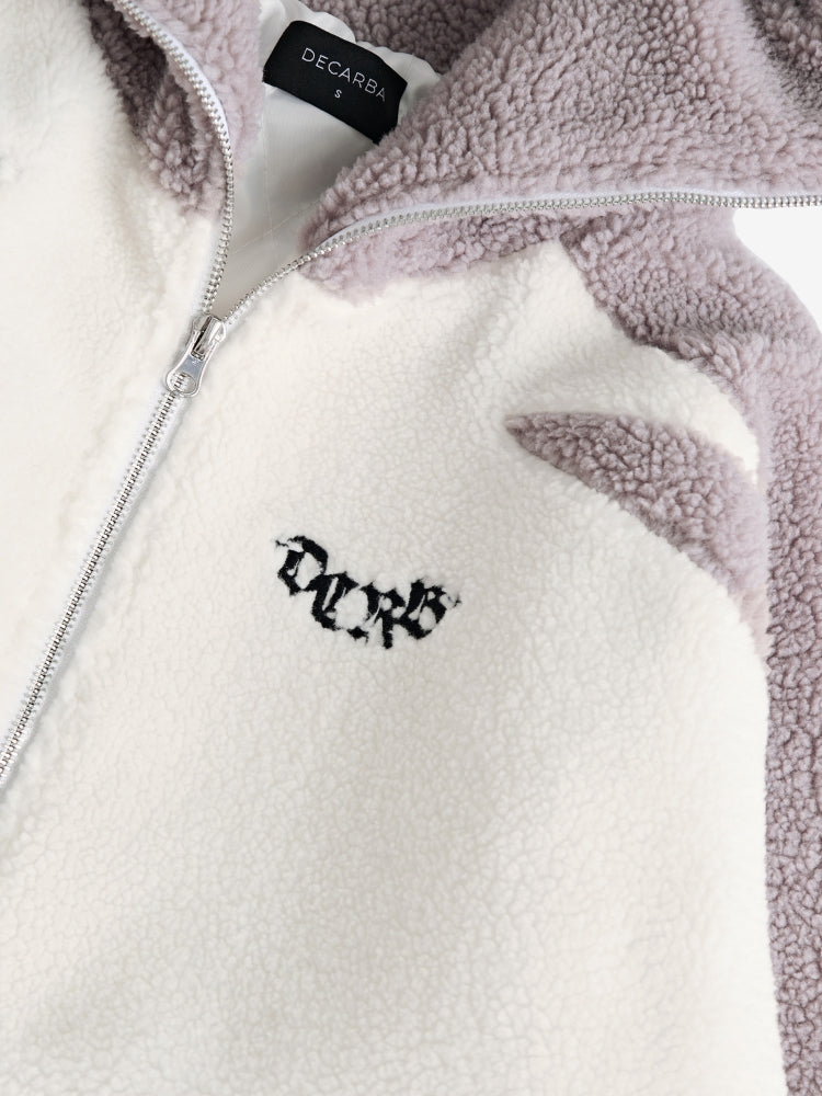 MyGarments - Wolf Grey & White Sherpa Ninja Fleece