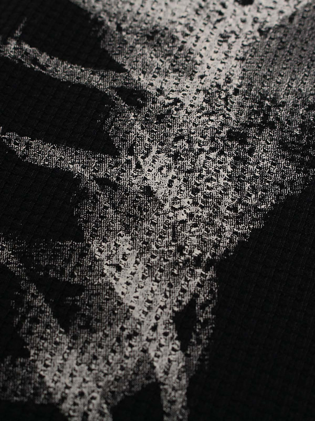 Skeleton Graphic Waffle Sweatshirt – Spooky Halloween Vibes