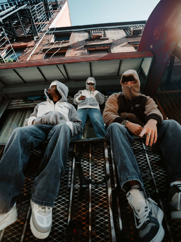 MyGarments - Dark & Light Brown Sherpa Ninja Fleece