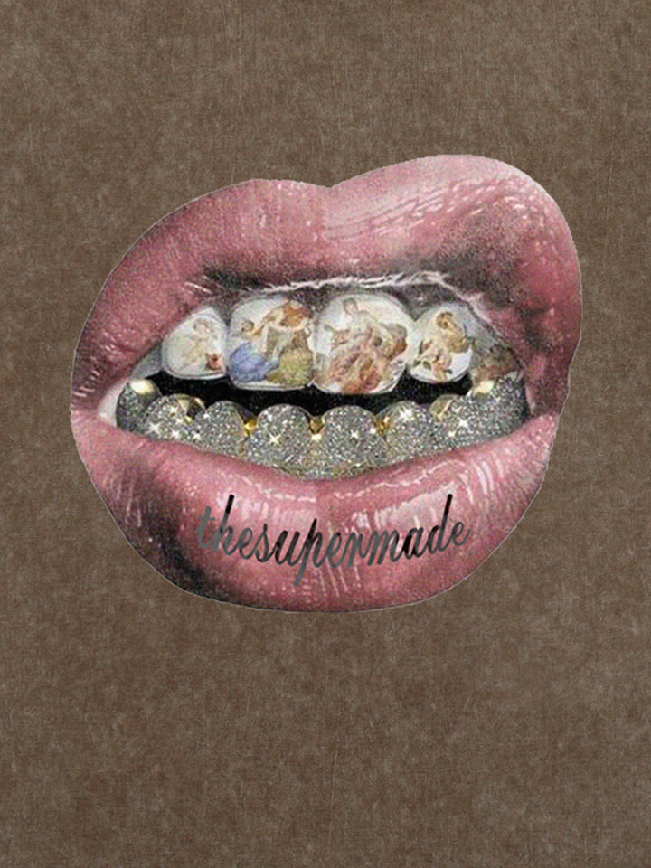 Artistic Lips Graphic T-Shirt