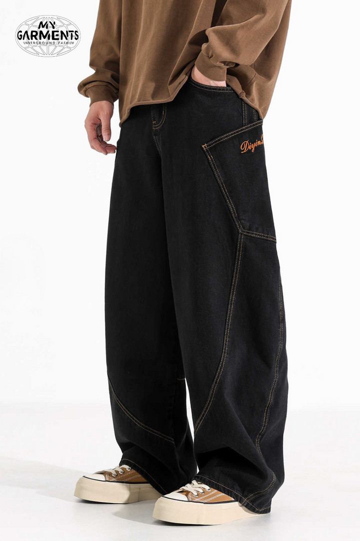'Axel' Large Pocket Baggy Jeans