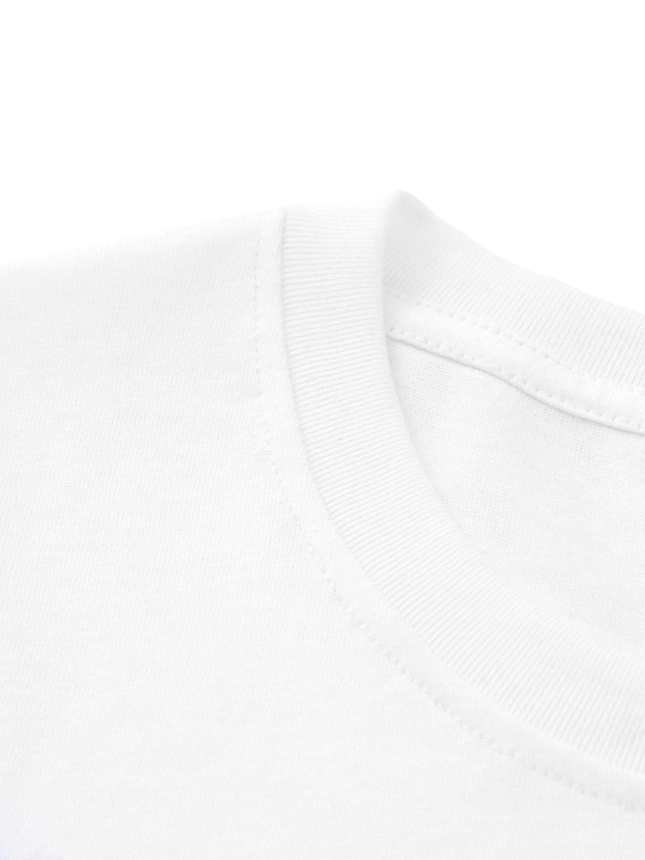 Butterfly Patch Embroidered Graphic T-Shirt