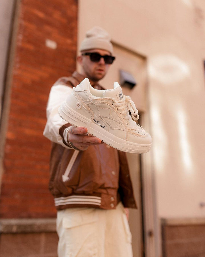 Casual White Board Shoes - 1466