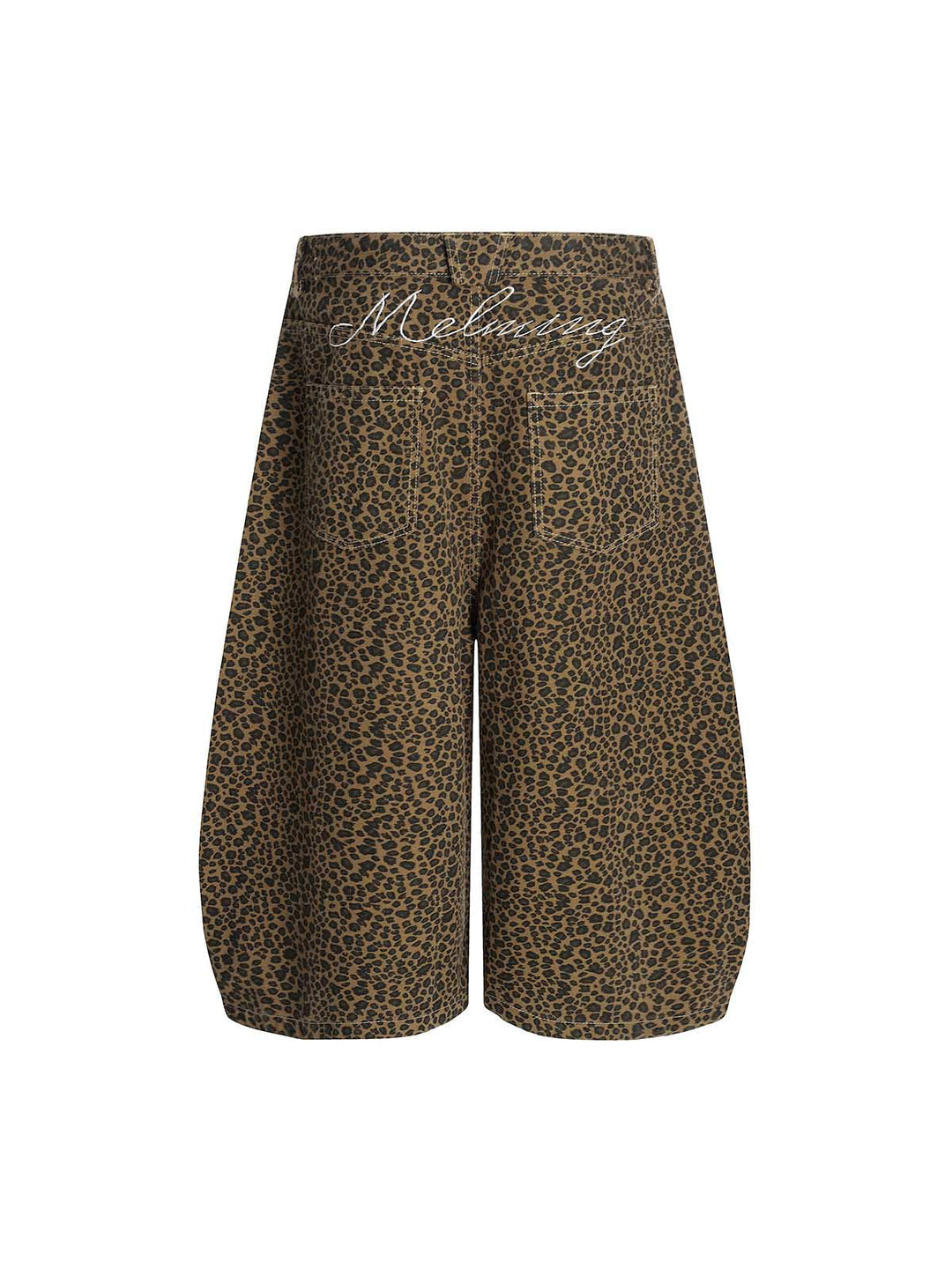 Cheetah Print Baggy Barrel Jorts
