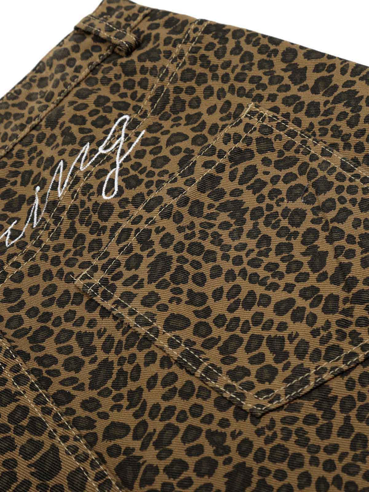 Cheetah Print Baggy Barrel Jorts