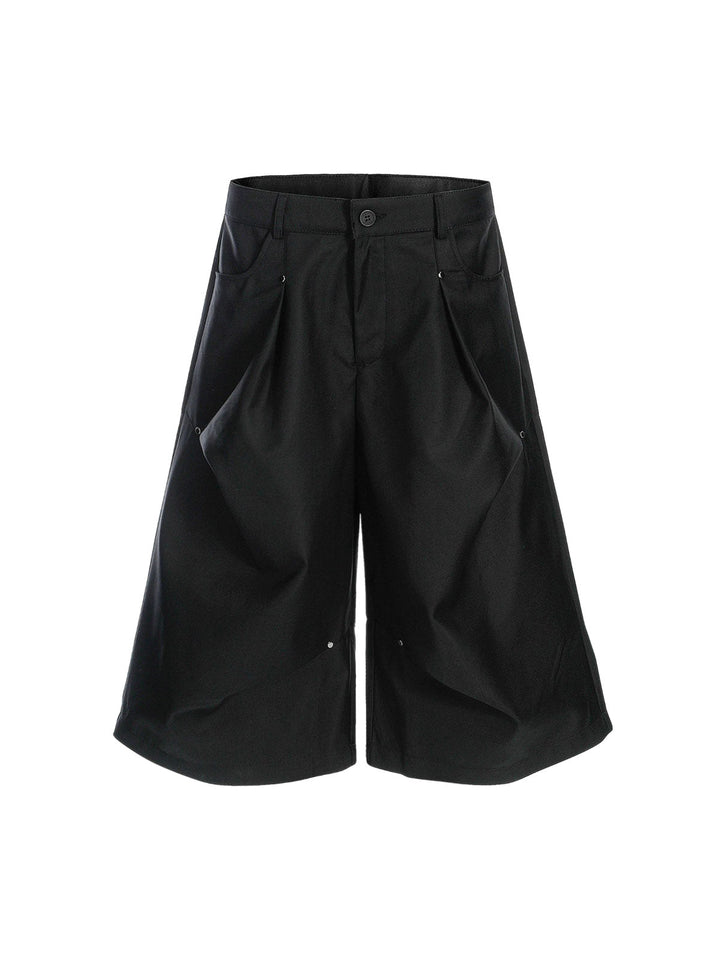 Cleanfit High Waist Baggy Cropped Trousers