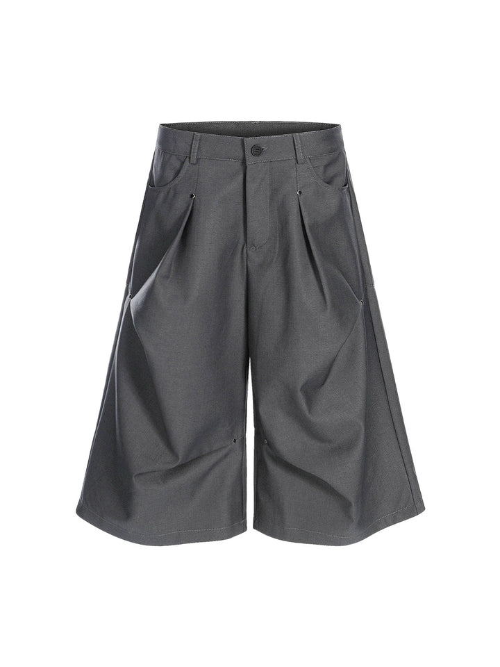 Cleanfit High Waist Baggy Cropped Trousers