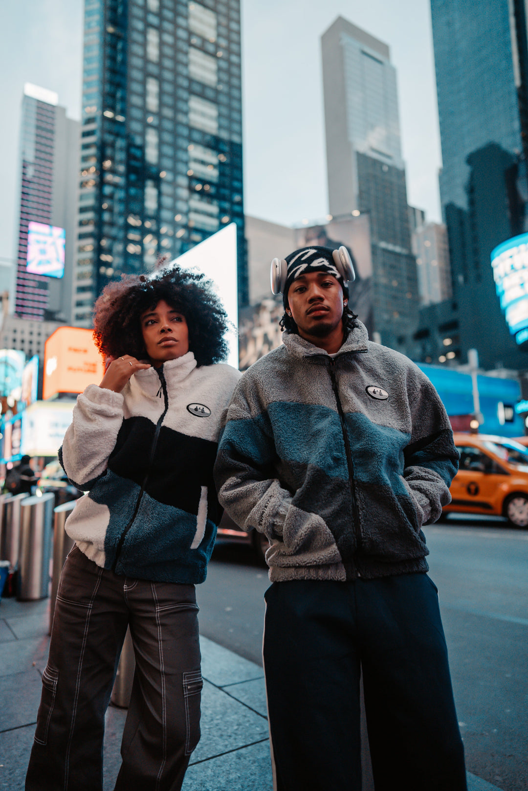 MGRMNTS Fuzzy Retro Fleece Jacket