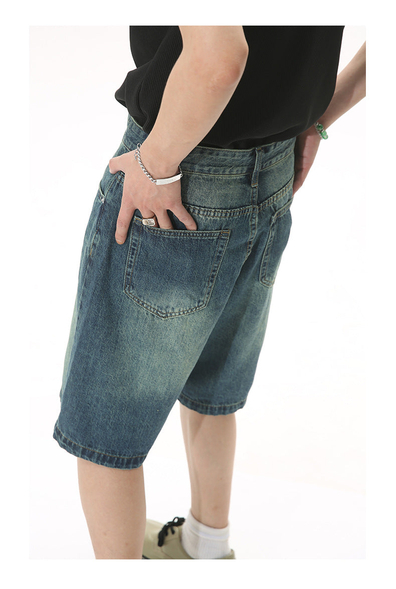 MyGarments - Baggy Denim Jort Blue