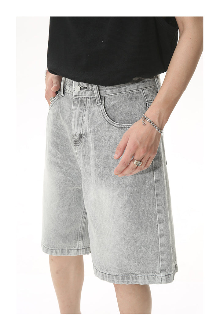 MyGarments - Baggy Denim Jort Stonegrey