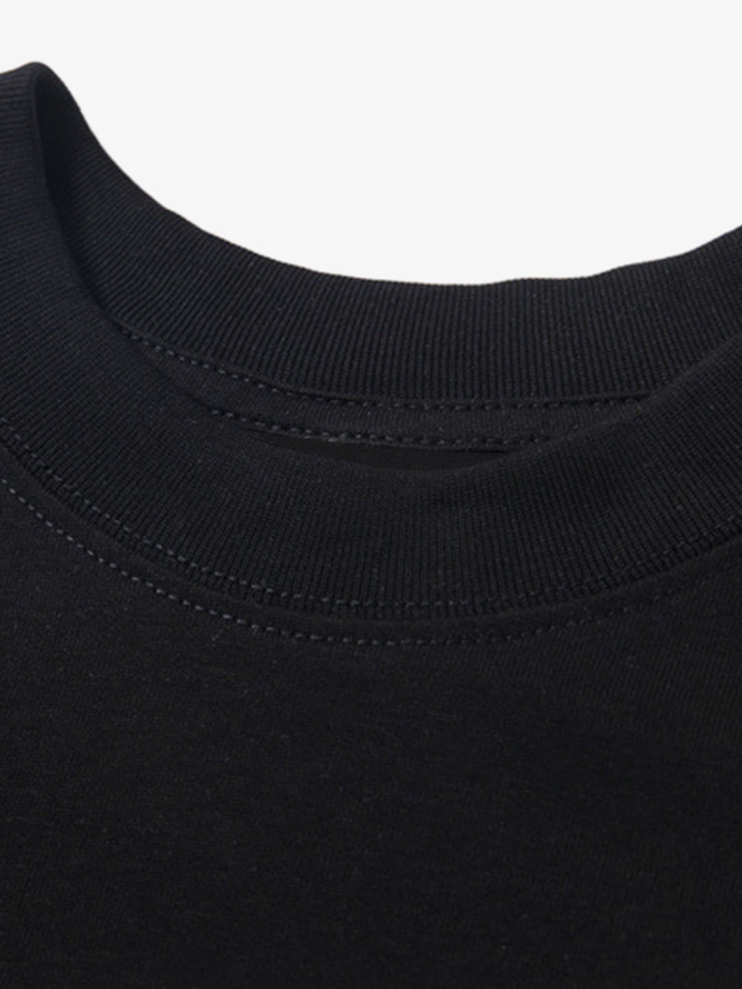 Detachable Badge Hooded Plaid Cape T-shirt