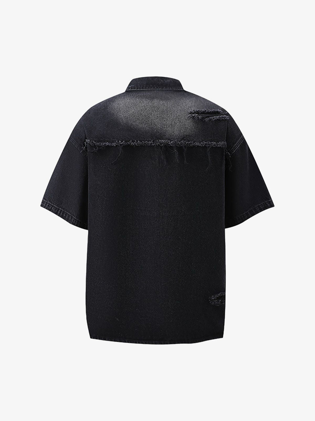 Distressed Ripped Denim Suit