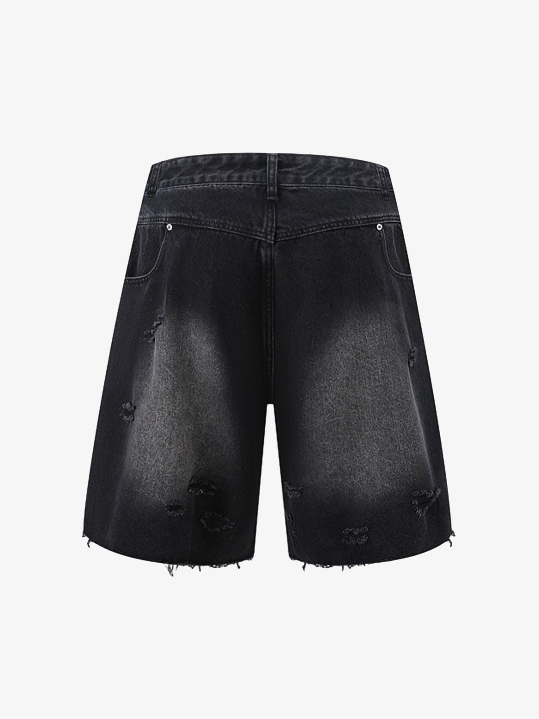 Distressed Ripped Denim Suit