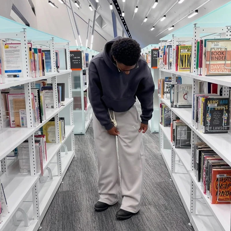 Double Waist Baggy Joggers - MyGarments