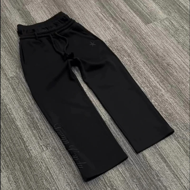 Double Waist Baggy Joggers - MyGarments
