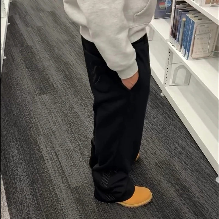 Double Waist Baggy Joggers - MyGarments