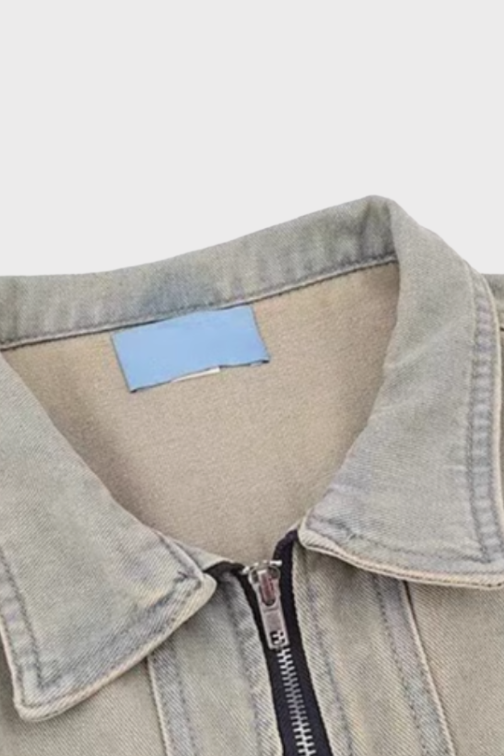 'Drift' Deconstructed Washed Denim Jacket