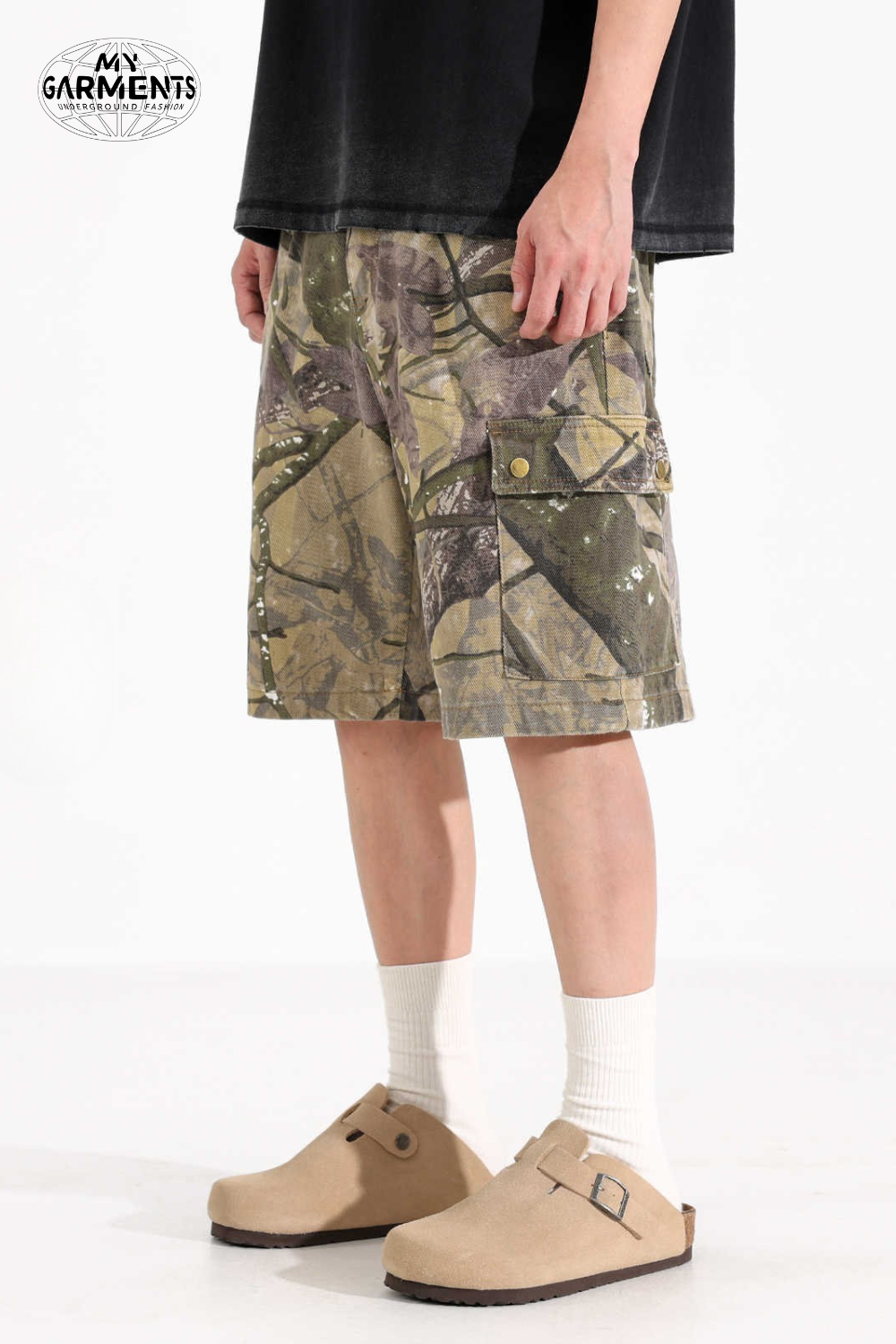 'Dune' Camouflage Jorts