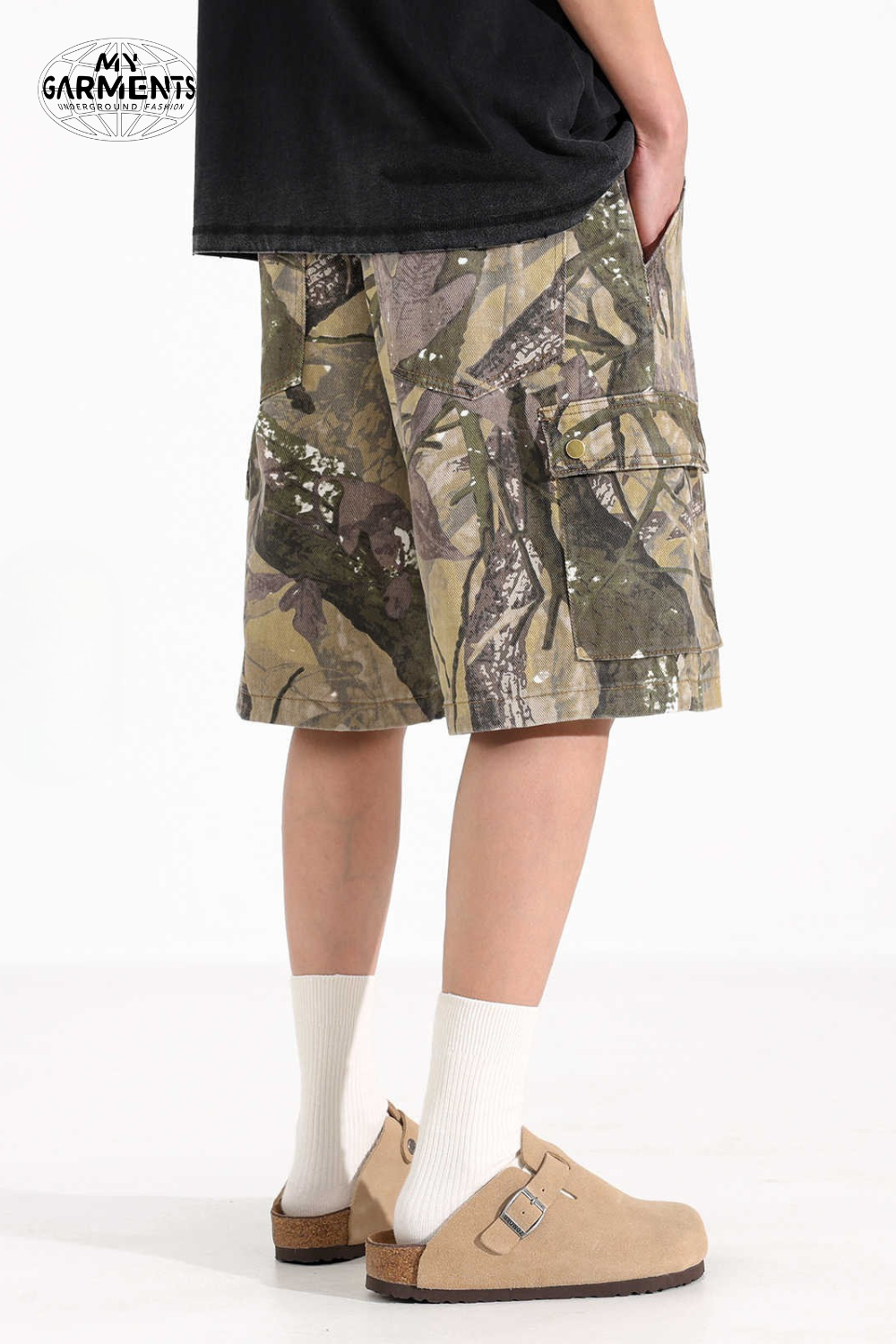 'Dune' Camouflage Jorts