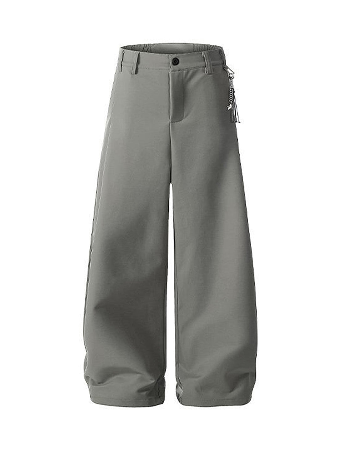 Elastic Waistband Barrel Pants