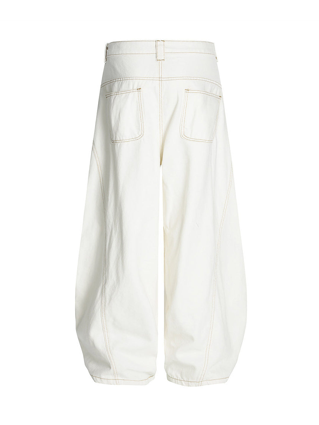 Embroidered Floral Patches Barrel Jeans