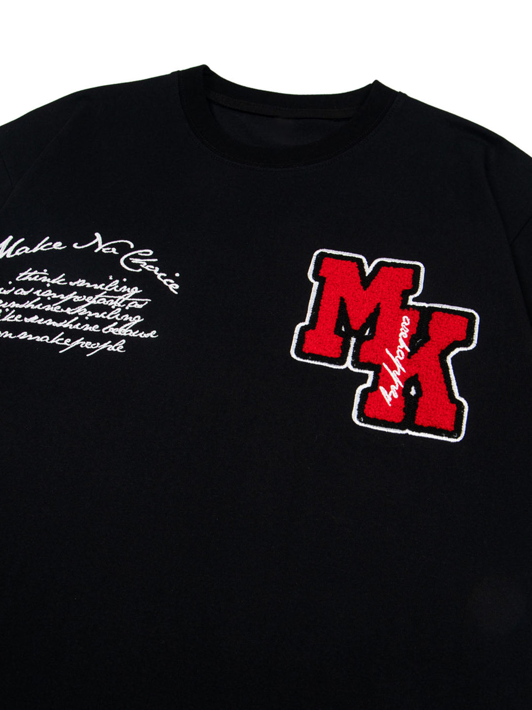 Embroidered Oversized T-Shirt Set